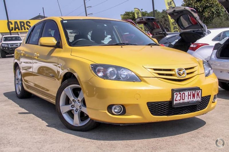 2004 Mazda 3 Hatchback (Yellow) U48327 - Maroochydore Jeep